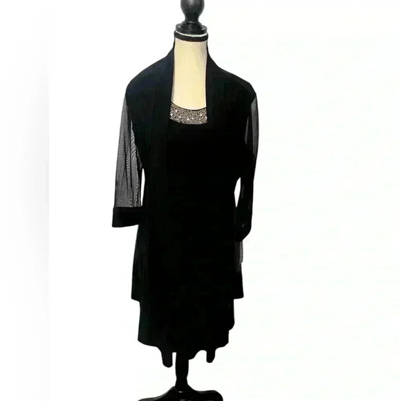 R & M Richards 2 piece Navy Women’s size 6 2 piece dress - Picture 1 of 12